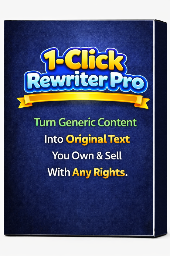 1-Click Rewriter Pro eCover